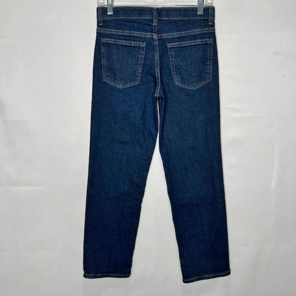 NWT Sonoma Boy’s Jeans sz 12 Everyday Dark Wash Straight Pants Adjustable Waist